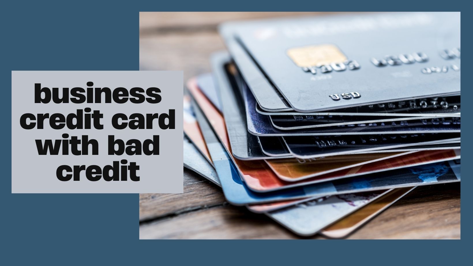 business credit card with bad credit